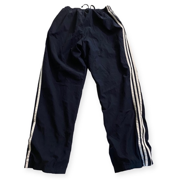 Adidas Pants Women’s Size Small Blue Draw String Zip Pant Leg Polyester - Picture 13 of 16